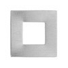 Metal Blank - Square Washer  German Silver  17mm 24ga(40333)
