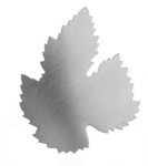 Metal Blank - Leaf  German Silver 40x50mm 24ga(40341)