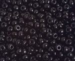 Preciosa Seed Bead Size 10/0 Opaque Black 500g Bag - each(36485)