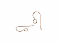 TierraCast Rose Gold Filled Regular Shepherd Hook Ear Wire pair(60165)