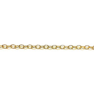 Gold Filled Chain Oval Cable 5.3x4mm - per foot(23853)