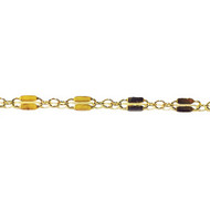 Gold-Filled Chain Dapped Long and Short 2.3mm - per foot(58007)