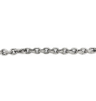 Sterling Silver Oxidized Chain Cable - per foot(50900)