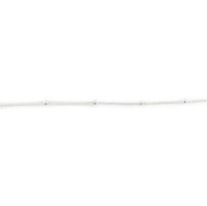 Sterling Silver Satelitte Chain 1mm with 1.9mm Ball - by the 100' roll(21088)