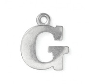 ImpressArt Pewter Letter 'G' Charm Stamping Blank 3/4" - each