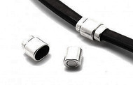 Magnetic Silver Colour Clasp for Licorice Leather - each(51290)