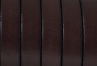 European Brown Flat Leather 10mm - per inch(51237)