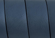 Leather Flat Cord 20x1.5mm Grey European made - per inch(61172)