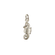 Charm Seahorse 18mm with Jump Ring Sterling Silver - each(61401)