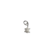 Charm Turtle 7x10mm Tiny Standing Sterling Silver(61791)
