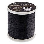 NYMO Nylon Beading Thread Size D for Delica Beads Dark Blue 64YD (58  Meters) 