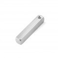 ImpressArt Stamping Blank Soft Strike Aluminum 3D Rectangle 38mm x 6.4mm - 4 pieces
