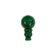 Guru bead tower pair Jade Dyed Green 10x16mm (62541)