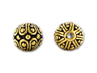 TierraCast Antique Gold Casbah Round Bead each (20444)