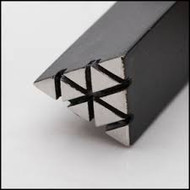 Wubbers Artisan's Mark Triangle Outer Texture Hammer HAM-6104 - each