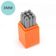 ImpressArt 3mm Basic Number Stamp Set Economy - set
