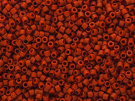 Miyuki Delica Seed Bead size 11/0 Red DB 2288 Frosted Glazed Matte - each(62751)