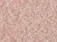 Miyuki Delica Seed Bead size 11/0  Crystal Pale Salmon  Ceylon Lined Dyed DB 0234 - each (62760)