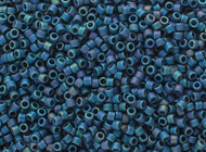 Miyuki Delica Seed Bead size 11/0 Lapis Blue AB DB 2316 Frosted Glazed Rainbow Matte - each(62811)