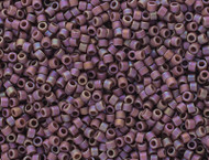 Miyuki Delica Seed Bead size 11/0 Light Purple AB DB 2321 Frosted Glazed Rainbow Matte - each(62814)
