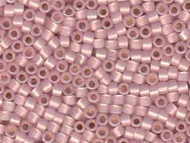 Miyuki DelicaSeed Bead Size 11/0 Pale Rose Opal Silver Lined DB1457(62845)