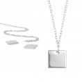 ImpressArt Personal Impressions Square Silver Plated Brass - 5 pieces(62924)