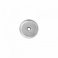 TierraCast 6mm Bright Rhodium Disk Heishi Spacer Bead 20 pieces(63154)
