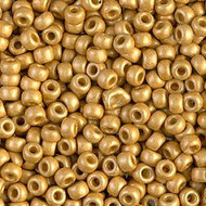 Miyuki Round Seed Bead size11/0 Yellow Gold Matte Galvanized Duracoat SB 4203F