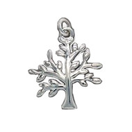 Charm Tree of Life 16x19mm with Jump Ring Sterling Silver - each(62655)