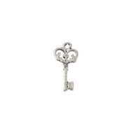 Charm Key Antique Three Loop Handle Sterling Silver - each(47355)
