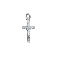 Charm Crucifix 24x11mm Sterling Silver - each(56718)