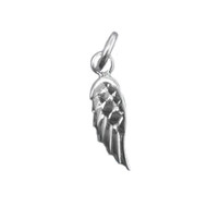 Charm Wing 6x19mm Small Sterling Silver - each(59627)