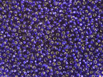 Preciosa Seed Bead Size 10/0 Silver Lined Royal Blue 500g Bag - each(41354)