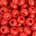 Preciosa Seed Bead Size 2/0 Opaque Dark Red 500g Bag(61475)