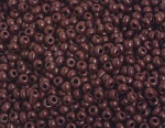 Preciosa Seed Bead Size 8/0 Opaque Dark Brown 500g Bag - each