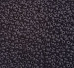 Preciosa Seed Bead Size 10/0 Matte Opaque Black 500g Bag - each(36559)