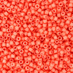Miyuki Delica Seed Bead size 11/0 Salmon Pink Opaque Dyed Duracoat  DB 2112(61481)