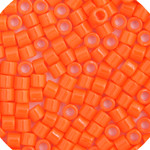 Miyuki Delica Seed Bead size 10/0 Orange Opaque DB 0722 (65451)