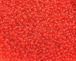 Preciosa Seed Bead Size 10/0 Transparent Orange 500g Bag - each(32105)