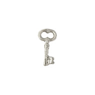 Charm Key Antique Straight Lines on Shank Sterling Silver - each(47358)