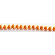 Chinese Crystal 6x8mm Rondelle Bead Matte Butternut - by the strand(63051)