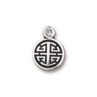 TierraCast Antique Silver Chinese Lu Charm each