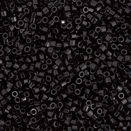 Miyuki Delica CUT Seed Bead size 11/0  Cut Black Opaque DB 0010 - 250 g Bag(67708)