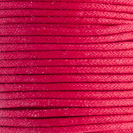 Waxed Cotton Cord 1.5mm Neon Pink - 25m spool 