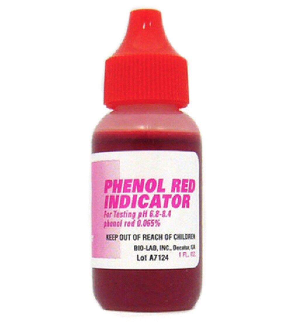Phenol Red pH Test Reagant Refill 1 oz. Pool Supply Mall