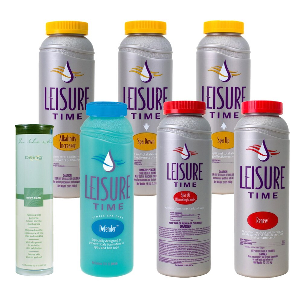 Leisure Time Spa and Hot Tub Chlorine Chemical Kit Small Pool