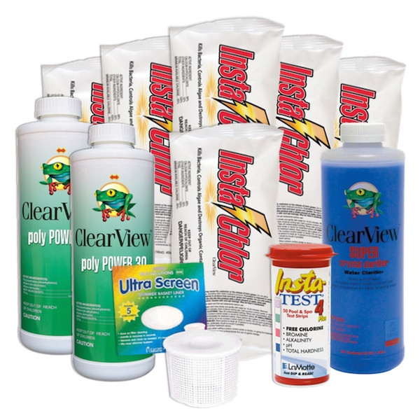 Swimming Pool Chemical StartUp Kit Platinum 30,000 Gallons Pool