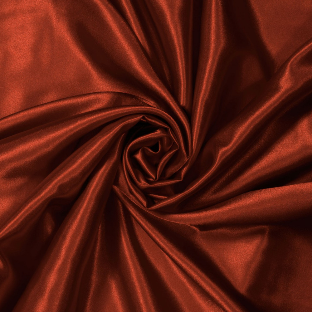 Cali Fabrics Rust Charmeuse Satin
