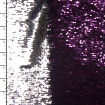 Cali Fabrics | Silver and Gold Reversible Two Tone Sequin Fabric
