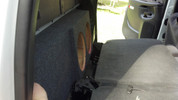 Dual Sub Box (behind rear seat) 2001-2006 SILVERADO CREW HD